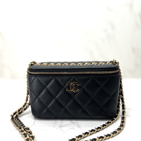 香緹國際精品 CHANEL 鍊帶 化妝包 長盒子包 1184