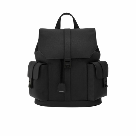 Salvatore Ferragamo 男士 雙口袋Gancini扣飾雙肩包均碼碼32cm*13cm*44cm