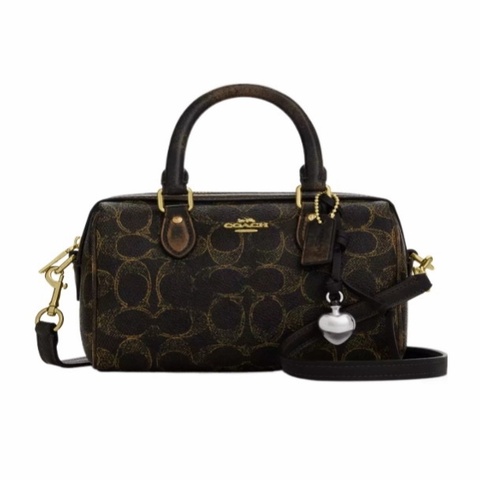 Coach 女士 Rowan 迷你斜挎包均碼碼17.78cm*10.16cm*12cm