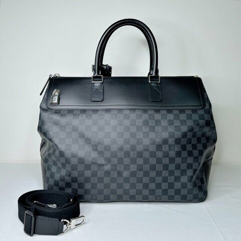 LV Neo Greenwich黑棋盤格行李袋