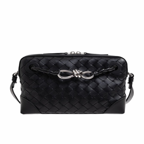 Bottega Veneta 男士 拉鍊斜挎包均碼碼