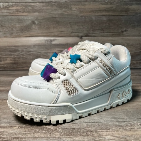 LOUIS VUITTON 路易威登 TRAINER MAXI 白胖丁 41.5碼