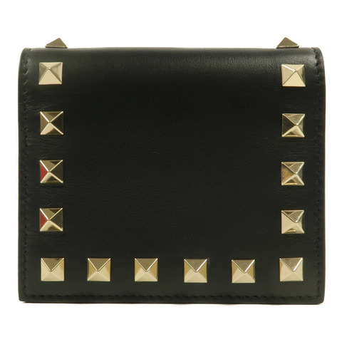 Valentino 牛皮皮革Rockstud Card Case卡片套
