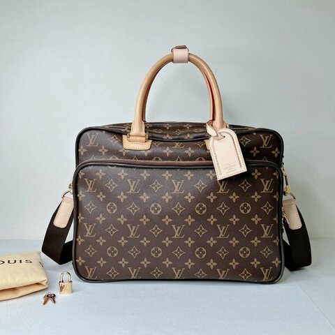 LV Icare老花手提側背公事包