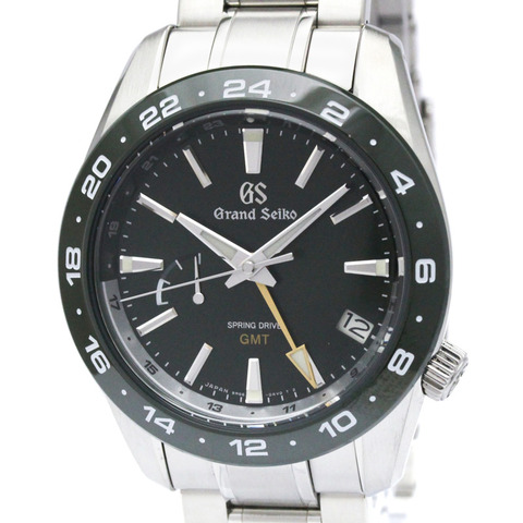 精工 (GRAND SEIKO) Spring Drive 不鏽鋼男士腕錶 SBGE257(9R66-0BB0) 拋光