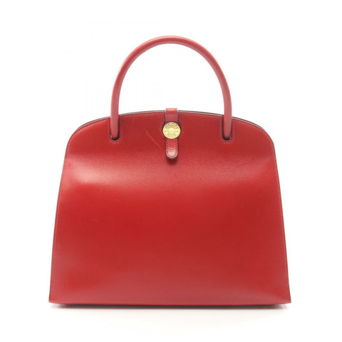 HERMES Darvi MM 手提包 Box 小牛皮 Rouge vif 二手女款 A GHW