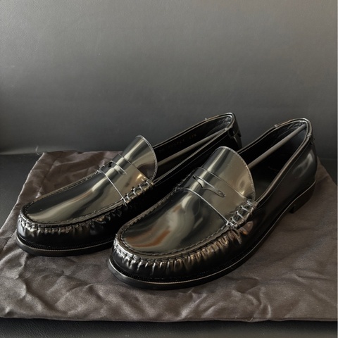 聖羅蘭 YSL Loafer樂福鞋 男款 黑色 41碼 未使用