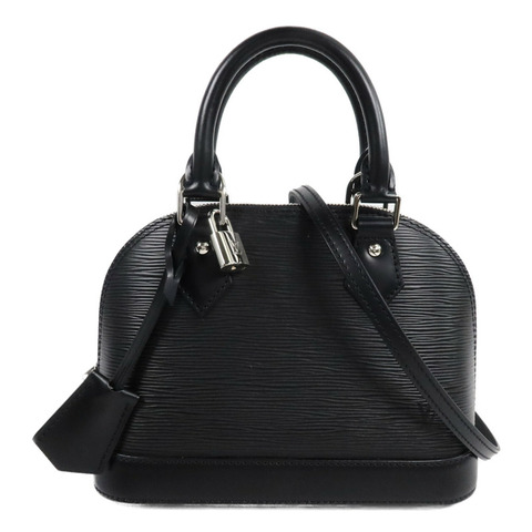 LOUIS VUITTON Epi Alma BB銀扣手挽肩背兩用袋