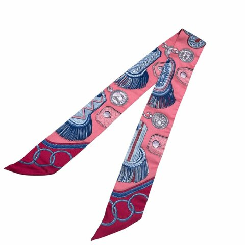 HERMÈS 愛馬仕 EPAULETTES DE GALA TWILLY 式典肩章系列絲巾 真絲