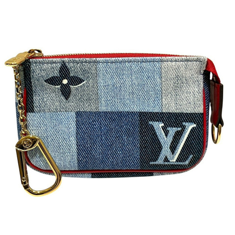 路易威登 Micro Pochette 配件錢包/零錢包，Monogram 牛仔布，牛仔布 x 皮革，M68760