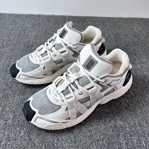 DIOR 迪奧 B24 Runtek 白灰色 休閒板鞋 40碼
