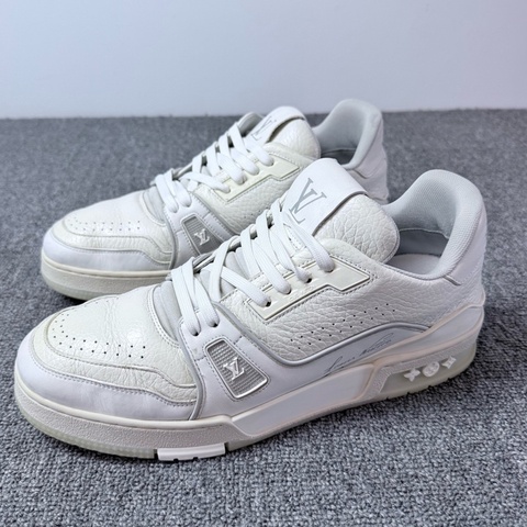 Louis Vuitton 路易威登 LV 白水泥 白灰 Trainer 休閒板鞋41