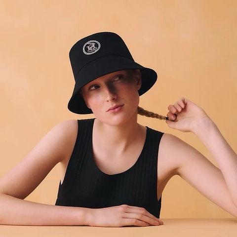 Hermes 愛馬仕 棉質帆布漁夫帽