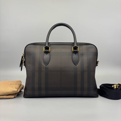 Burberry 巴寶莉 格紋公文包手提包 尺寸36*25
