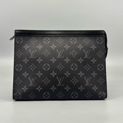 Louis Vuitton 路易威登 黑老花洗漱包手拿包 芯片 尺寸26*20