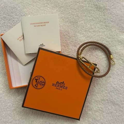 Hermes 豬鼻子小牛皮手環/Roulis Double Tour手環