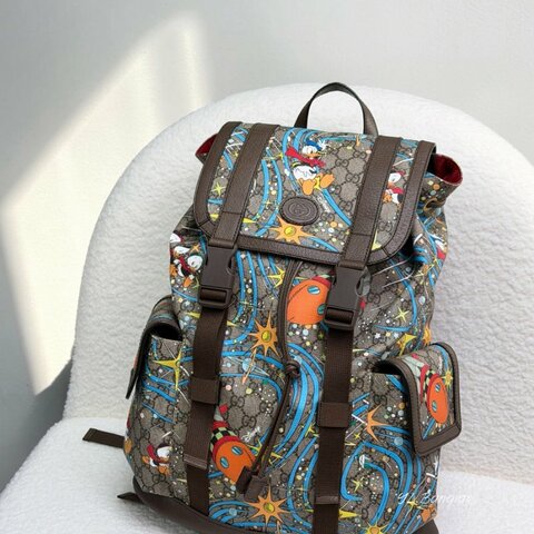 S5655-GUCCI  DisneyxGucci聯名唐老鴨印花後背包645051