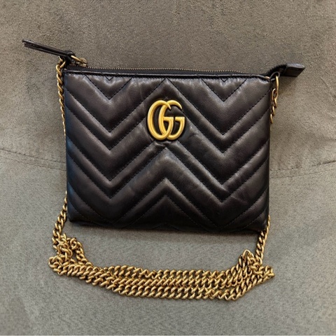 二手正品 Gucci marmot 鏈條包