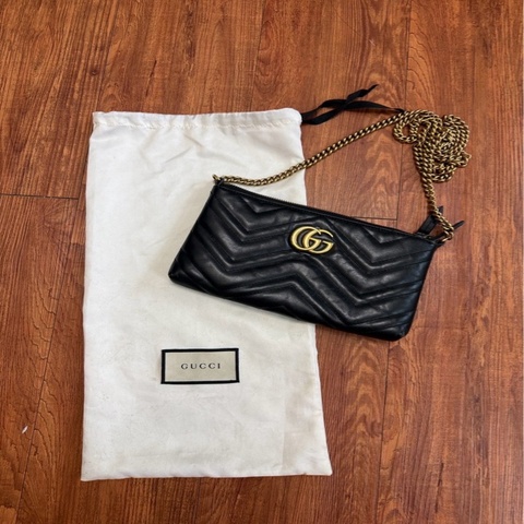二手正品 Gucci marmot 鏈條包