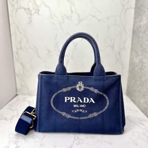香緹國際精品 PRADA 牛仔布 單寧布 肩背包 1187