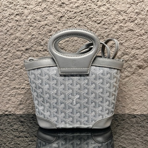 Goyard/戈雅 Beluga Mini菜籃子手提包斜挎包 灰色
