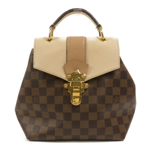 LOUIS VUITTON Damier Clapton金扣背包