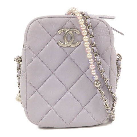 CHANEL 羊皮皮革Chain Shoulder鏈帶肩背袋