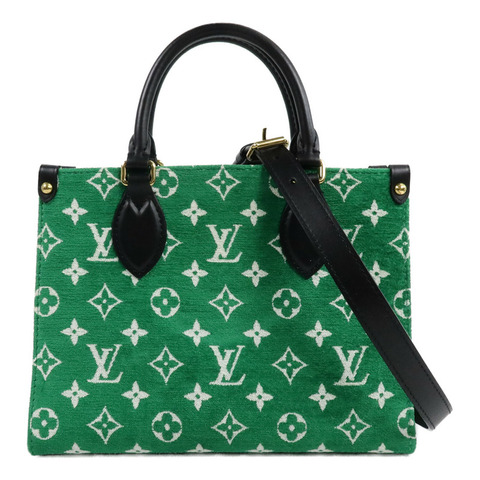 LOUIS VUITTON Monogram Jacquard OnTheGo PM手挽肩背兩用袋