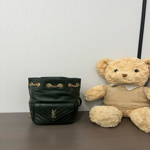 YSL/聖羅蘭 Joe Mini迷你抽繩水桶包