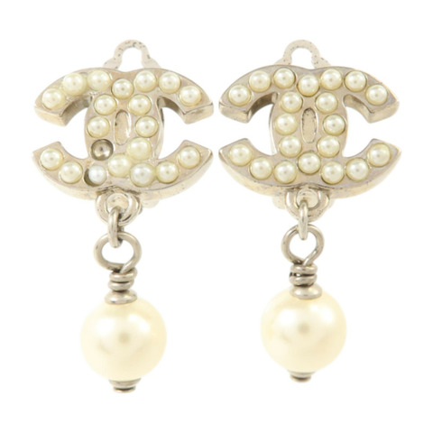 CHANEL PVC/金屬Clip-On Earrings耳環