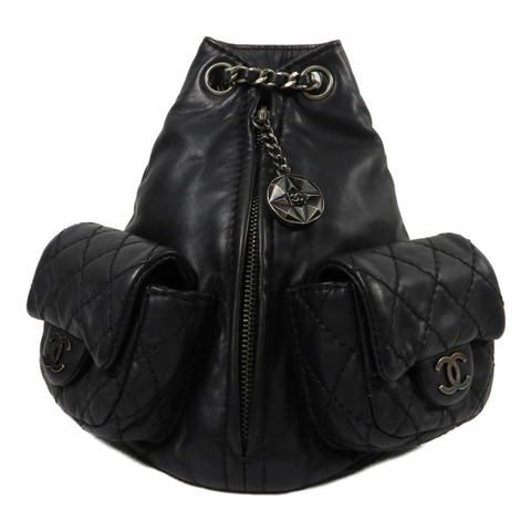 CHANEL 牛皮皮革BlackPack Mini背包