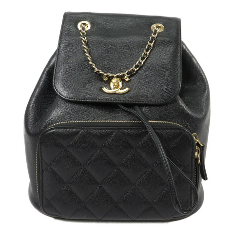 CHANEL 牛皮皮革Business Affinity Backpack背包