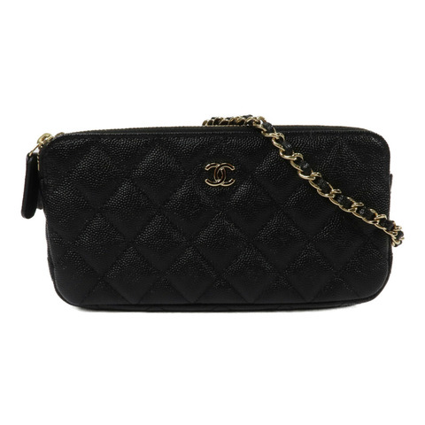 CHANEL 牛皮皮革Chain Shoulder鏈帶肩背袋