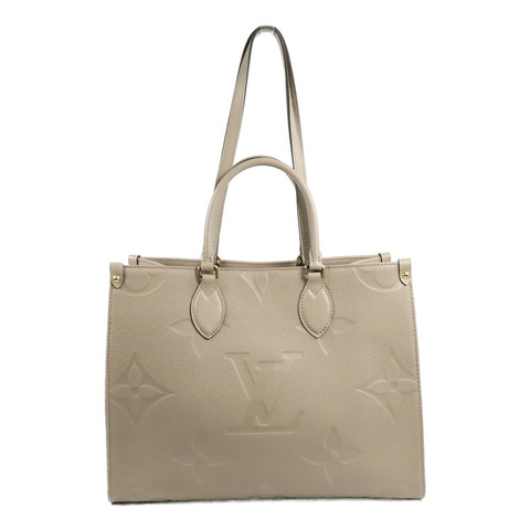 LOUIS VUITTON Monogram Empreinte On The Go MM金扣手挽肩背兩用袋