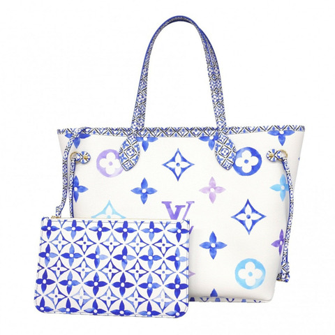 路易威登 LV by the Pool Neverfull MM 手提包 M22979 藍色 女士