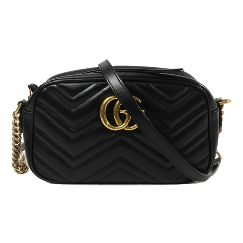 GUCCI 牛皮皮革GG Marmont肩背袋