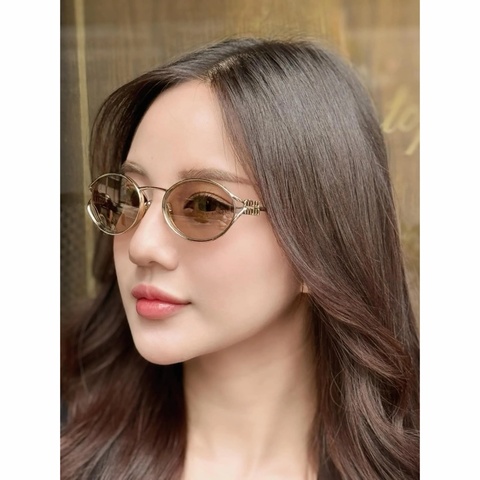 Miu Miu 新款橢圓 金屬框架 太陽眼鏡