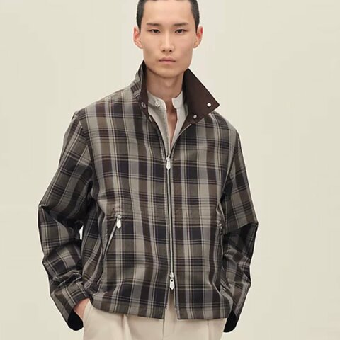 Hermès 26 雙面穿直筒剪裁外套，男裝50號（全新）