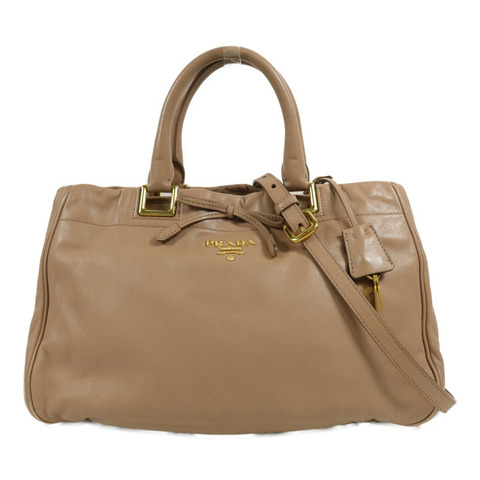 PRADA 牛皮皮革2 Way Shoulder手挽肩背兩用袋