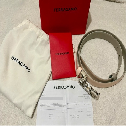 Ferragamo belt 雙色皮帶