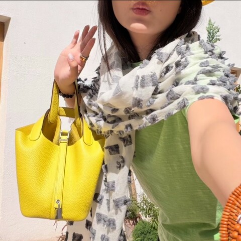 98新 Hermes/愛馬仕 Picotin 18水桶包
