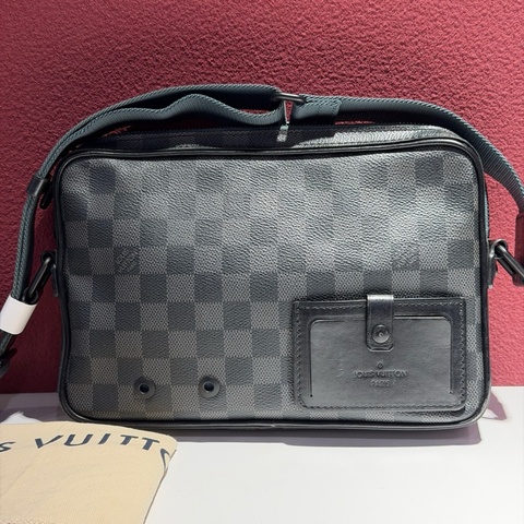 路易威登/Louis Vuitton LV 格子邮差包 单肩包