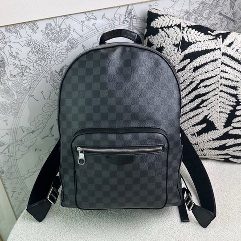Louis Vuitton 路易威登 黑棋盤格雙肩包