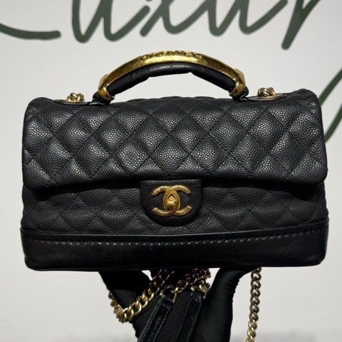 CHANEL 香奈兒荔枝牛皮 尺寸27×15cm 18開