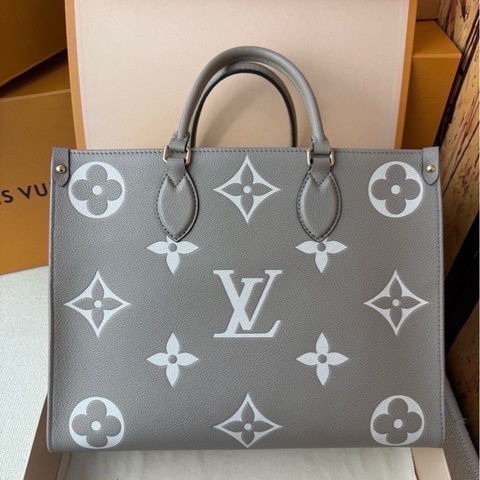 LV 路易威登on the go大象灰中號