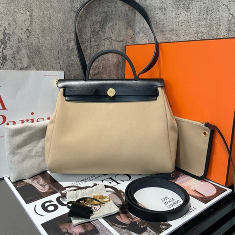 HERMES 愛馬仕 herbag zip 31 B刻