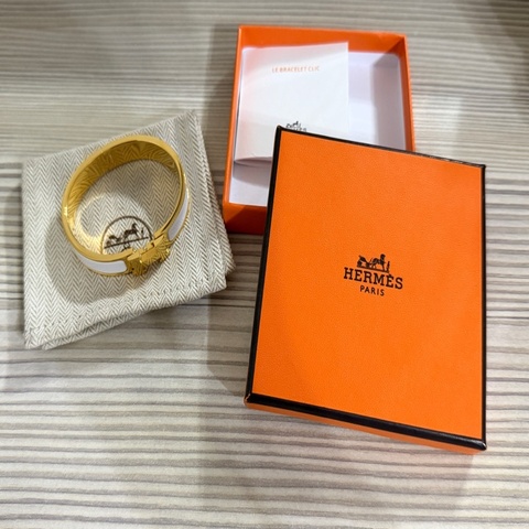 愛馬仕 HERMES 白色手環