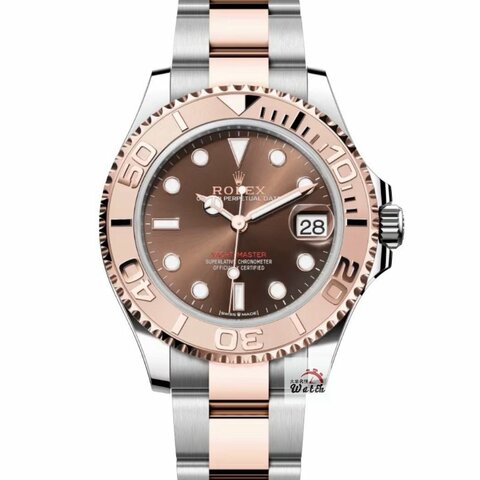 【大眾金時代】ROLEX勞力士268621 Yacht-Master 2025/07 18K玫瑰半金 中型遊艇 巧克力面盤 錶徑37mm 自動上鍊大眾金時代 G380