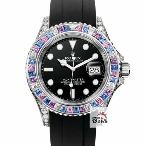 【大眾名錶】ROLEX 勞力士116622 改126679SABR 冰川彩寶 2017/06 感受百萬級別 後加寶石鑽圈 錶徑40mm 自動上鍊 B1502