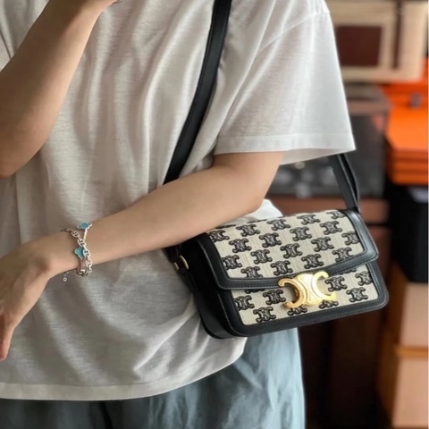 Celine 賽琳 凱旋門馬鞍 20s 底長22